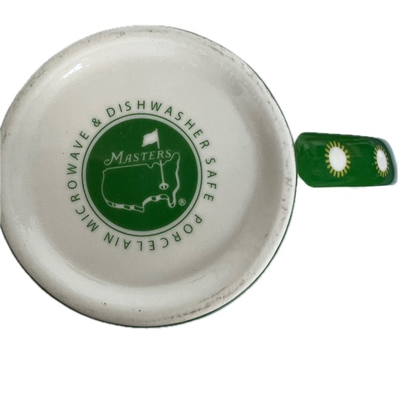 Masters Tournament Badge Coffee Mug Augusta National Golf Green Sunburst 17 oz - Picture 4 of 4